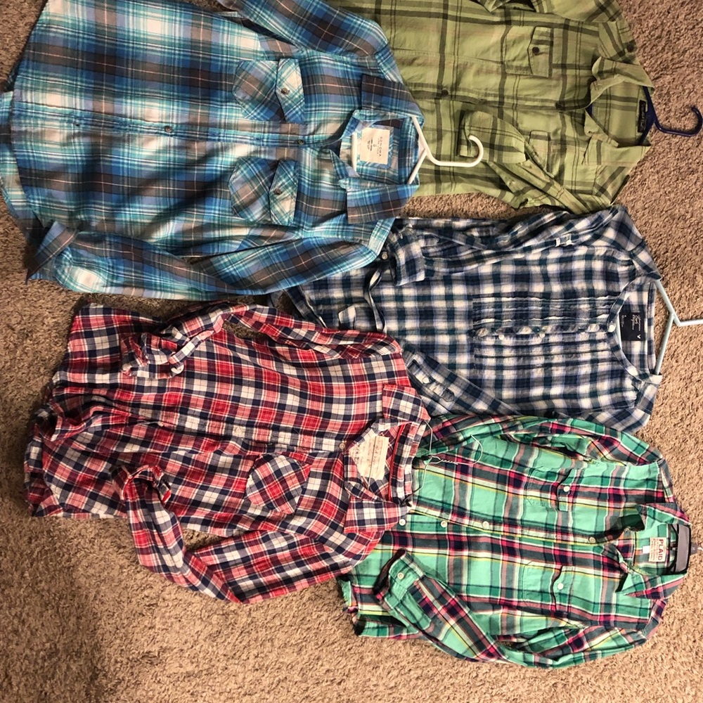 Womens plaid shirts